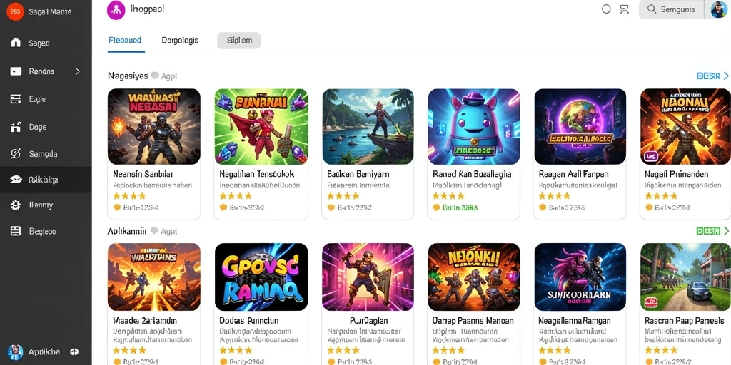 Tangkapan layar menggambarkan fitur multiplayer yang seru dengan pemain lain.
