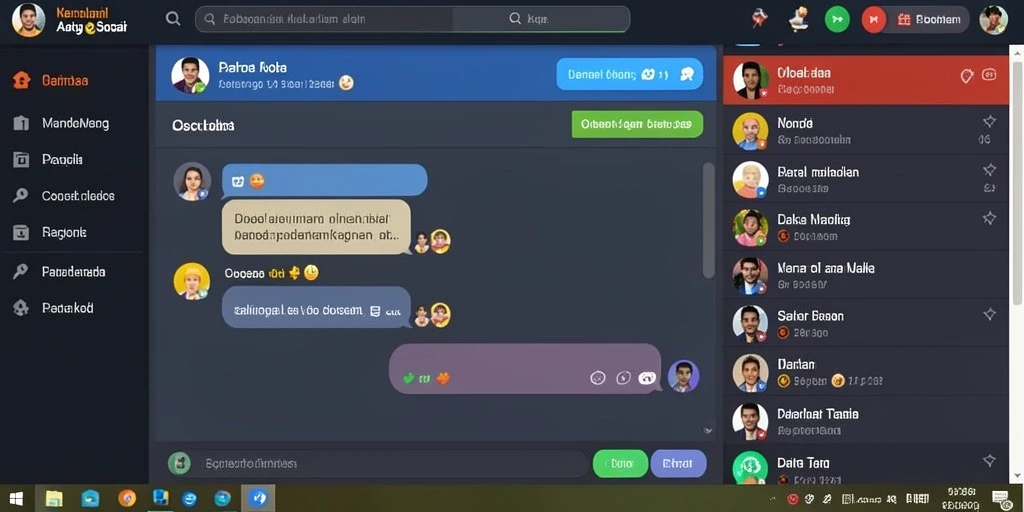Screenshot memperlihatkan komunitas pemain yang aktif di game.