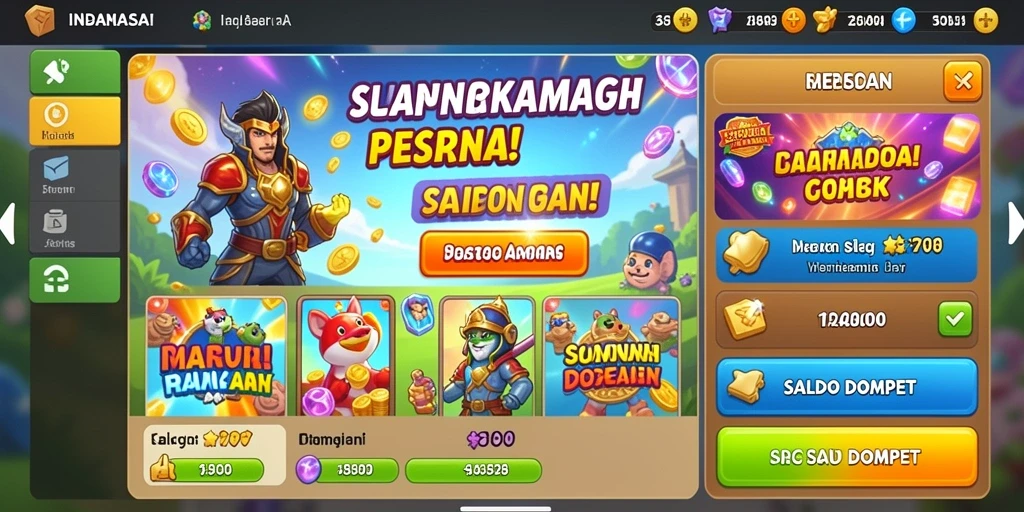 Grafis yang memukau dan penuh warna.